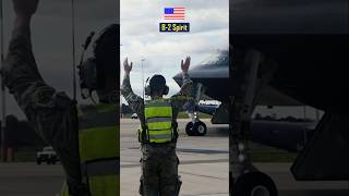 Hand Signals to Guide B2 Spirit During Takeoff for Bomber Mission [upl. by Jeremias]