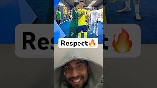 Respect Moment in football💯😍❤️Subscribe🔔 footballfootballshorts respect fyp cr7soccer nfl [upl. by Abixah]