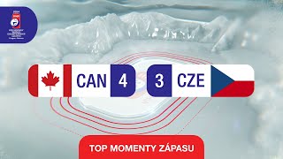 KANADA vs ČESKO  43pp  IIHF Majstrovstvá sveta 2024  Highlighty zápasu [upl. by Ulick]