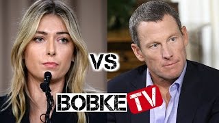 Maria Sharapova VS Lance Armstrong  Drug admissions [upl. by Dessma]