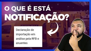 Declaração de importação em análise pela RFB e anuentes [upl. by Akeemaj]