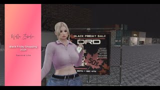 Second Life  Black Friday Shopping 2024  wulla Zabelin [upl. by Acemat]