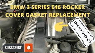 HOW TO DIY rocker cover gasket replacement on BMW E46 [upl. by Posehn]