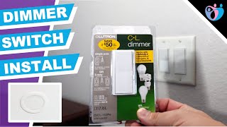 how to install a dimmer switch for recessed lighting [upl. by Krystin791]