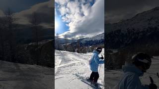 🎿FolgaridaMarilleva Trento ❄️ youtubeshorts sky shorts dolomiti views [upl. by Esme82]