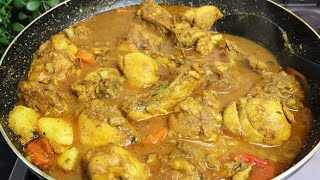 HOW TO MAKE THE MOST DELICIOUS JAMAICAN CURRY CHICKEN  CHICKEN CURRY [upl. by Esmaria]