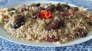 Riz  tieb à la viande sénégalais [upl. by Hephzipah]