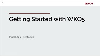 Mastering the WKO5 Basics [upl. by Uase]