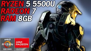 HALO Infinite Campaign  AMD Ryzen 5 5500U Radeon 7 Graphics 8GB DUAL CHANNEL RAM 1080P [upl. by Brucie317]