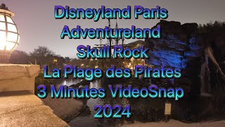 Disneyland Paris  Adventureland Plage des Pirates 20243MinVideoSnapLe Luxembourien Dji Pocket 3 [upl. by Sutsuj122]