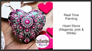 Mandala heart tutorial Real Time [upl. by Aay344]