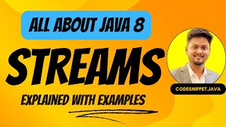 Mastering Java Streams Comprehensive Guide with Examples🚀 [upl. by Chernow]