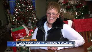 Racine woman chosen to volunteer at the Super Bowl [upl. by Idolla]