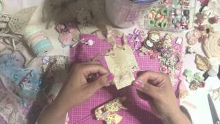 Marie Antoinette Inspired Junk Journal DIY Embellishments  Tags amp Tickets [upl. by Sidoma]