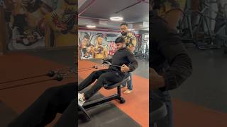 Seated cable row🔥motivation youtube shorts [upl. by Dasa]