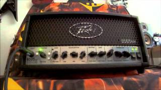 Peavey 6505 Mini  Clean with max distortion on Rhythm channel [upl. by Lon]