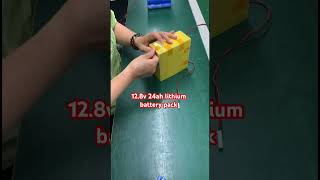 128V 24ah lithium ion battery pack packlithiumbatterypack batterytechnology [upl. by Idyak]