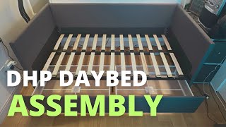 DHP Daybed with Storage Bed Assembly  Anais Upholstered Daybed w Drawers Assembly  Daybed Amazon [upl. by Nnaillek]