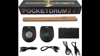 Pocketdrums 2 Plus review air drum kit  Aeroband  drums [upl. by Merle901]