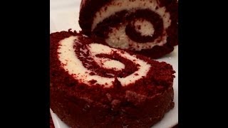 Moist Red Velvet Cake Roll [upl. by Jory]