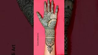 Very Easy Fullhand Mehndi Design mehndidesign mehandi trending shortvideo youtubeshorts henna [upl. by Fania68]