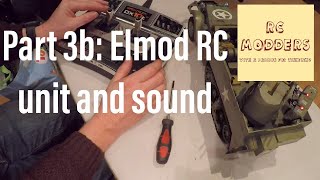 Torro M16 RC Halftrack pt3b Elmod RC and sound second part [upl. by Irisa90]