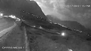 Meteor falling captured by CCTV camera in Gilgit Baltistan Pakistan  Shahab e saqib [upl. by Elisee222]