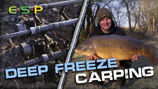 DEEP FREEZE CARP FISHING  Kev Hewitt  Bramblemere [upl. by Paff]