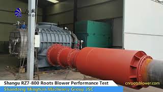 Shangu RZ7 800 Roots Blower Performance Test [upl. by Biron]