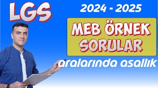 Aralarında Asallık MEB ÖRNEK SORULAR 2025 kerim hoca [upl. by Seldan]