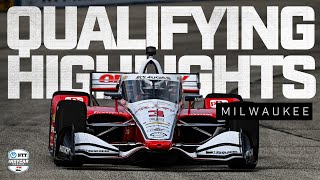 Qualifying Highlights  2024 HyVee Milwaukee Mile 250s  INDYCAR SERIES [upl. by Annaik208]