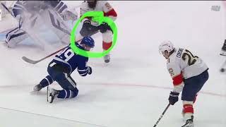 Radko Gudas interferenceholding the stick on OT winner no call  Have your say [upl. by Akehsay]