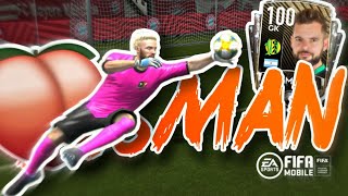 100 OVR ASSMANN  The Best GK in Fifa Mobile History [upl. by Ion]