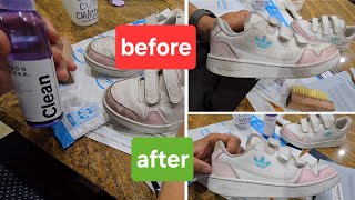 This shoe sneaker cleaner is amazing cant believe my eyes [upl. by Ativoj]