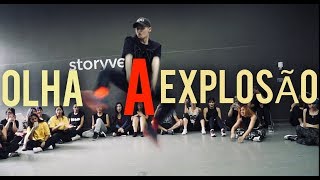 MC Kevinho  Olha a Explosão KondZilla in SAO PAULO  Rikimaru Choreography [upl. by Siladnerb]