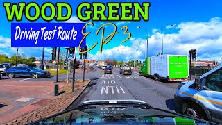 WOOD GREEN DRIVING TEST ROUTE EP3 19 APR 2024 drivingtestvideo woodgreen [upl. by Nezam]