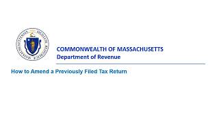 How to Amend a Previously Filed Tax Return [upl. by Anhavas57]