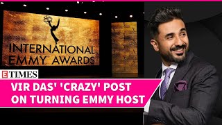 Crazy Vir Das First Indian To Land Emmy Host Gig Hrithik Roshan Kriti Sanon React  Watch [upl. by Janaya]