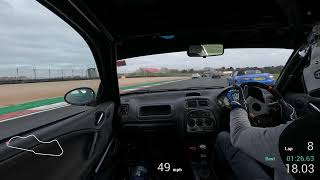 Donington Park Track Day  Session 1  Feb 2023 [upl. by Kenison928]