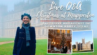 Christmas at Mapperton Live QampA plus Downton Abbey [upl. by Layla]