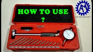 HOW TO USE BORE GAUGE  SETTING  OPERATING  READING [upl. by Robinetta]