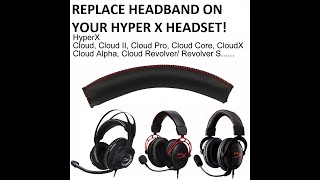 HYPER X HEADBAND REPLACEMENT [upl. by Ahsikin]