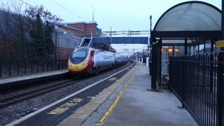 Trains at Wolverton 14022017 [upl. by Lemar]