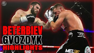 ARTUR BETERBIEV UNIFIES MAKES HISTORY vs Oleksandr Gvozdyk  FULL HIGHLIGHTS [upl. by Aitekram]