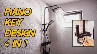 HOW TO INSTALL BATHROOM SHOWER SET PIANO KEY DESIGN 4 IN 1 shopee lazada bathroomshower [upl. by Burkhard]