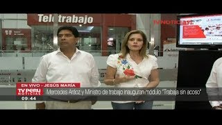 Inauguran módulo “Trabaja sin acoso” [upl. by Riancho]