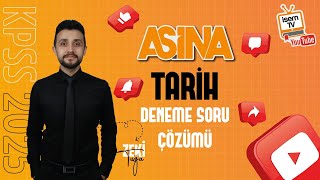 1 Kpss Tarih Deneme Sınavı  1  Zeki Tuğa  İsemTV 2024 [upl. by Bullion]