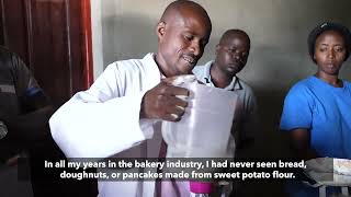 Sweet potato flour a new era in baking industry in Burundi [upl. by Esmaria]