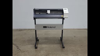 Roland CAMM1 GS24 24quot Desktop Vinyl Cutter [upl. by Leiru]