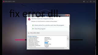 FIX DLL ERROR  TianTian Client has stopped working [upl. by Meikah]